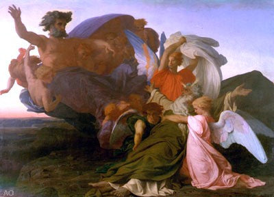 Alexandre Cabanel Death of Moses - Hand Painted Oil Painting