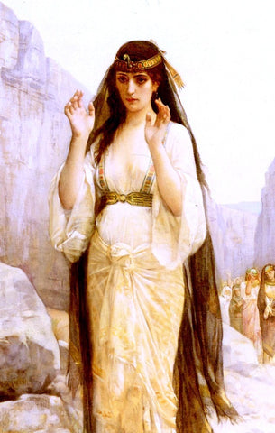  Alexandre Cabanel The Daughter of Jephthah - Hand Painted Oil Painting