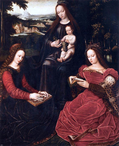  Ambrosius Benson Virgin and Child with Saints - Hand Painted Oil Painting