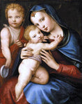  Andrea del Brescianino Madonna and Child with the Infant St John the Baptist - Hand Painted Oil Painting