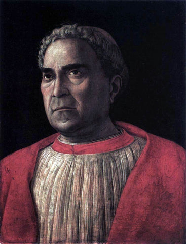  Andrea Mantegna Cardinal Lodovico Trevisan - Hand Painted Oil Painting