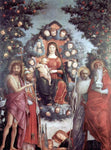  Andrea Mantegna Madonna mit Heiligen - Hand Painted Oil Painting