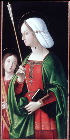  Andrea Solario St. Ursula - Hand Painted Oil Painting