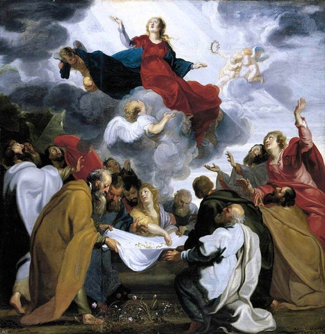  Antoine Sallaert Assumption of the Virgin - Hand Painted Oil Painting