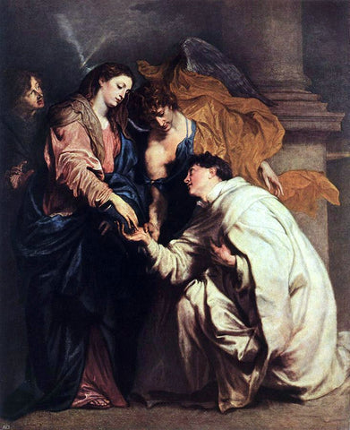  Sir Antony Van Dyck Blessed Joseph Hermann - Hand Painted Oil Painting