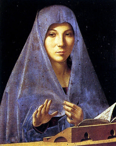  Antonello Da Messina Annunciation - Hand Painted Oil Painting