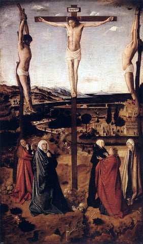  Antonello Da Messina Crucifixion - Hand Painted Oil Painting