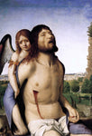  Antonello Da Messina The Dead Christ Supported by an Angel - Hand Painted Oil Painting