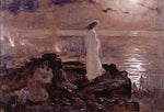  Antonio Munoz Degrain Jesus en el Lago Tiberiades (Boceto) - Hand Painted Oil Painting