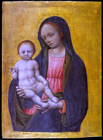  Antonio Vivarini Virgin and Child Blessing - Hand Painted Oil Painting