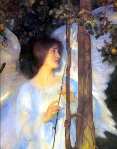  Arthur Hacker The Cloister or the World? [detail] - Hand Painted Oil Painting