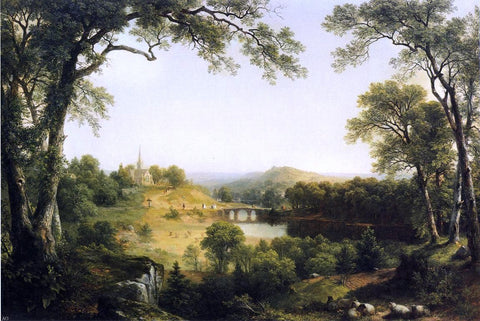  Asher Brown Durand Sunday Morning - Hand Painted Oil Painting