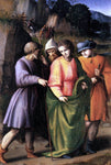  II Francesco Ubertini Bacchiacca Scenes from the Story of Joseph: Joseph Sold by His Brethren - Hand Painted Oil Painting