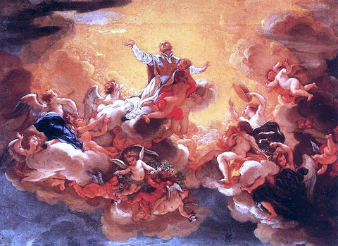 Baciccio Apotheosis of St Ignatius - Hand Painted Oil Painting