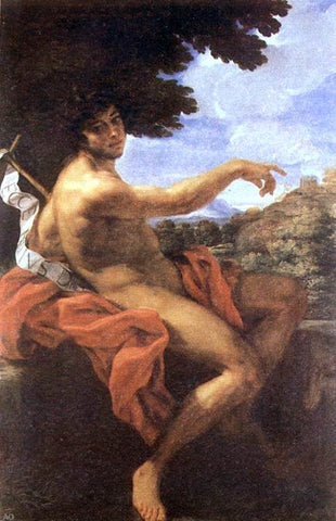  Baciccio St John the Baptist - Hand Painted Oil Painting