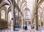  Bartholomeus Van Bassen Interior of a Gothic Cathedral - Hand Painted Oil Painting