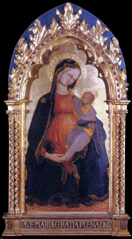  Battista Di Biagio Sanguigni Madonna of Humility - Hand Painted Oil Painting