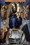  Bernardino Di Mariotto Dello Stagno Madonna and Child with Sts Severino and Dominic - Hand Painted Oil Painting