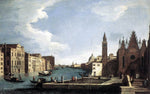  Bernardo Canal The Grand Canal with the Church of La Carita - Hand Painted Oil Painting