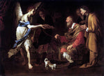  Bernardo Cavallino Curing of Tobias - Hand Painted Oil Painting