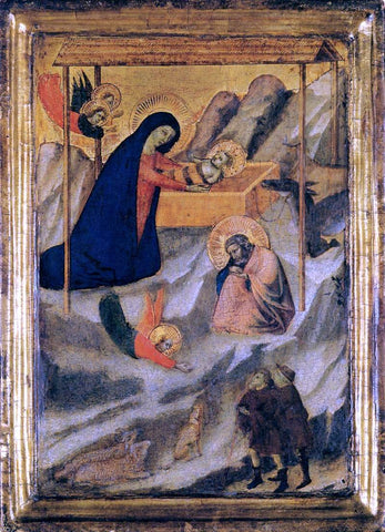  Bernardo Daddi The Nativity - Hand Painted Oil Painting
