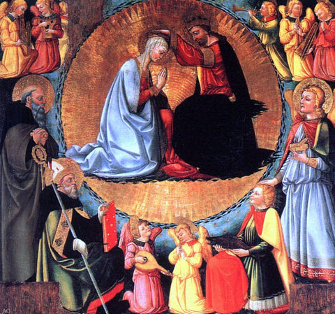  Bicci Di Neri The Coronation of the Virgin - Hand Painted Oil Painting