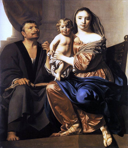  Caesar Van Everdingen Holy Family - Hand Painted Oil Painting