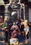  Callisto Piazza Da Lodi The Adoration of the Christ Child with Saints - Hand Painted Oil Painting