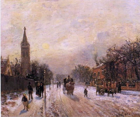  Camille Pissarro All Saints' Church, Upper Norwood - Hand Painted Oil Painting
