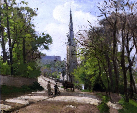  Camille Pissarro St. Stephen's Church, Lower Norwood - Hand Painted Oil Painting