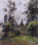  Camille Pissarro The Bazincourt Steeple (study) - Hand Painted Oil Painting