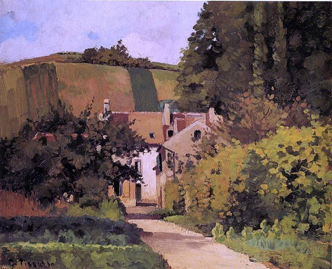 Camille Pissarro Village Church - Hand Painted Oil Painting