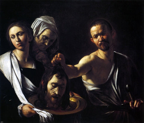  Caravaggio Salome with the Head of St. John the Baptist - Hand Painted Oil Painting