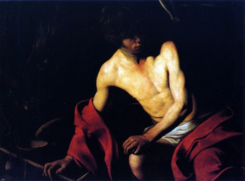  Caravaggio St. John the Baptist - Hand Painted Oil Painting
