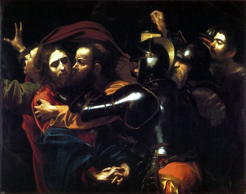  Caravaggio The Betrayal of Christ - Hand Painted Oil Painting