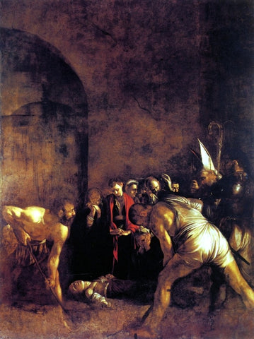  Caravaggio The Burial of St. Lucy - Hand Painted Oil Painting