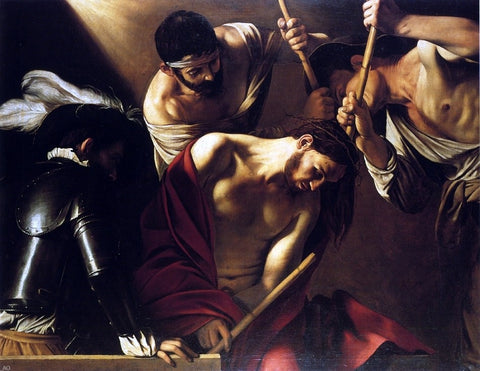  Caravaggio The Crowning with Thorns - Hand Painted Oil Painting