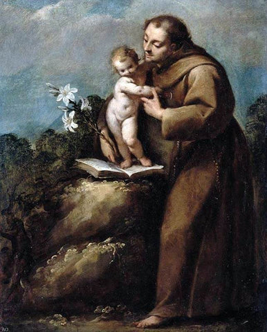  Carlo Francesco Nuvolone St Anthony of Padua and the Infant Christ - Hand Painted Oil Painting