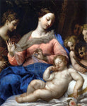  Carlo Maratti The Sleep of the Infant Jesus, with Musician Angels - Hand Painted Oil Painting
