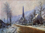  Claude Oscar Monet Church at Jeufosse, Snowy Weather - Hand Painted Oil Painting