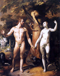  Cornelis Van Haarlem The Fall of Man - Hand Painted Oil Painting