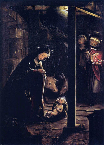  Defendente Ferrari Nativity in Nocturnal Light - Hand Painted Oil Painting