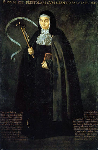  Diego Velazquez Mother Jeronima de la Fuente - Hand Painted Oil Painting
