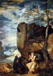  Diego Velazquez St. Anthony Abbot and St. Paul the Hermit - Hand Painted Oil Painting