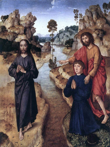  Dirck Bouts Ecce agnus Dei - Hand Painted Oil Painting