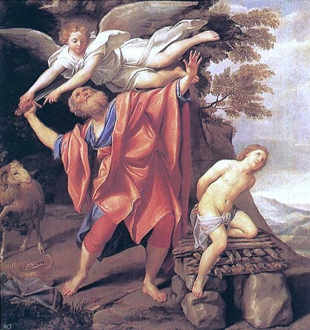  Domenichino The Sacrifice of Isaac - Hand Painted Oil Painting