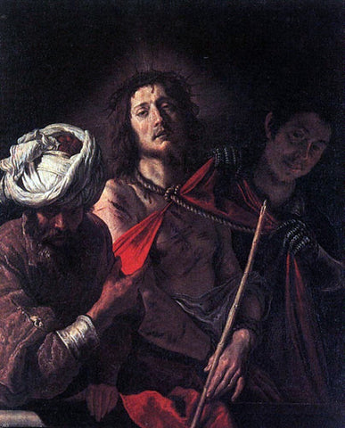  Domenico Feti Ecce Homo - Hand Painted Oil Painting