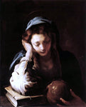  Domenico Feti The Repentant St Mary Magdalene - Hand Painted Oil Painting