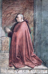  Domenico Ghirlandaio Portrait of the Donor Francesco Sassetti - Hand Painted Oil Painting