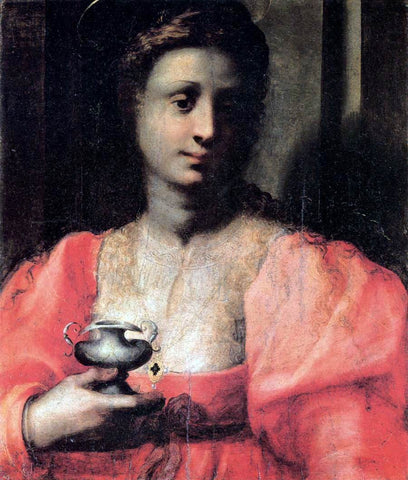  Domenico Puligo Mary Magdalen - Hand Painted Oil Painting
